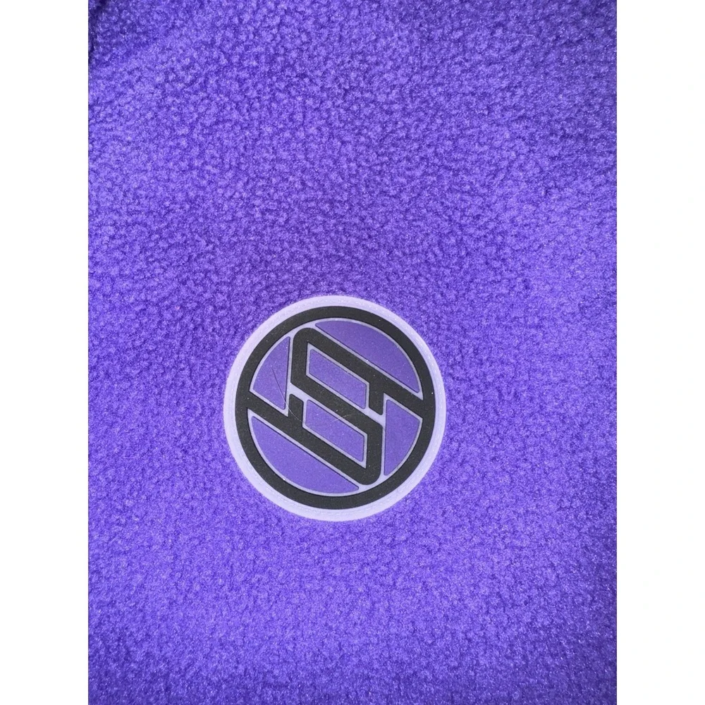Puma Palace Palaska Fleece 1/4 Zip Jacket Purple Size XL‎